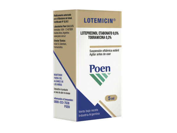 LOTEMICIN® Suspensión oftálmica estéril